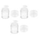 thumbnail image 4 of 3 piezas de envase cosmético vacío multifuncional transparente con tapa 5 ml embotellado cosmético portátil tarro vacío para loción pimienta en polvo 1 agujero Salvador frasco recargable vacio, 4 of 7