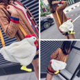 thumbnail image 1 of Bolso Bolso bandolera de moda para mujer, bolsos de hombro informales con patrón de pollo de dibujos animados, 1 of 8