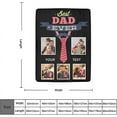 thumbnail image 5 of Customized Blankets with Photos Personalized Pictures Gifts Valentines Day Birthday Mother's Day Blankets, 5 of 5