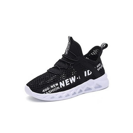 

Daeful Kids Breathable Sneakers Boys Girls Running Shoes Sports Walking Athletic Trainers Outdoor Casual