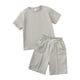 thumbnail image 1 of Pack De Playeras Para Hombre, Conjunto De Dos Piezas De Camiseta Y Pantalones Cortos De Manga Corta Con Estampado Para Hombre, Camisa Estampada Y Pantalón Corto., 1 of 9