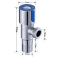thumbnail image 4 of 304 Stainless Steel Angle Valve Healthy and Safe Material Easy to Adjust, 4 of 11