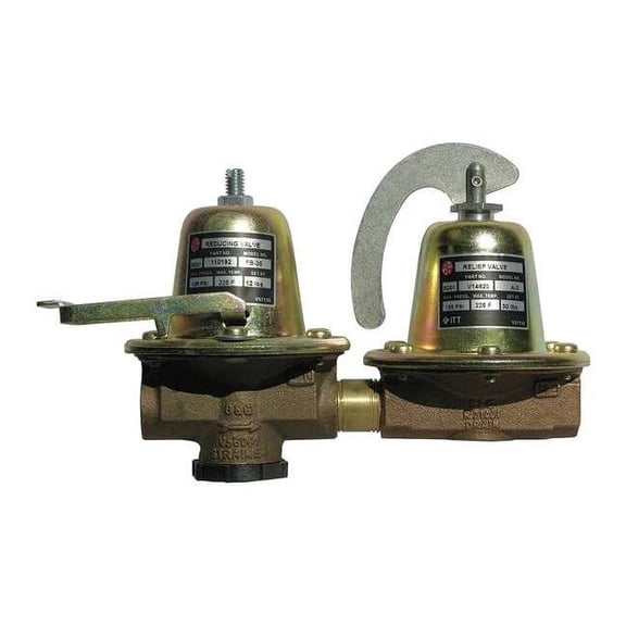 Bell & Gossett Water Pressure Reducing Valve,1/2 In. 110197LF