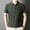Dark Gray, variant on 3XLT Men's Polo Shirts With Collar Big And Tall Under $20 Solid-Color Fashionable Loose Casual Button Short Sleeve Turndown Collar Blouse Shirt