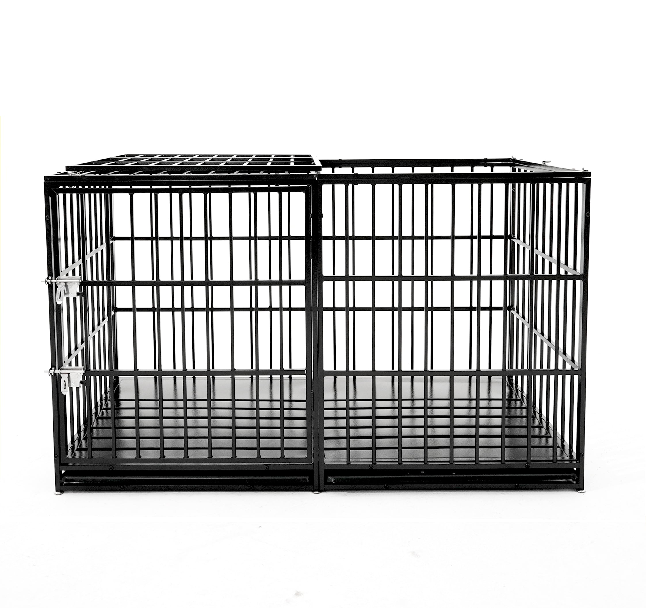 YIYADO 61" Extra Large Heavy Duty Dog Crate, Dog cage, Strong Metal Dog Kennels and Pens Crates for Large Dogs