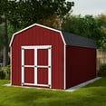 thumbnail image 3 of Little Cottage Co. 10x18 Value Gambrel Barn with 6 ft. Sidewalls, Outdoor Wood Storage Shed Do-It-Yourself Precut Kit, 3 of 13