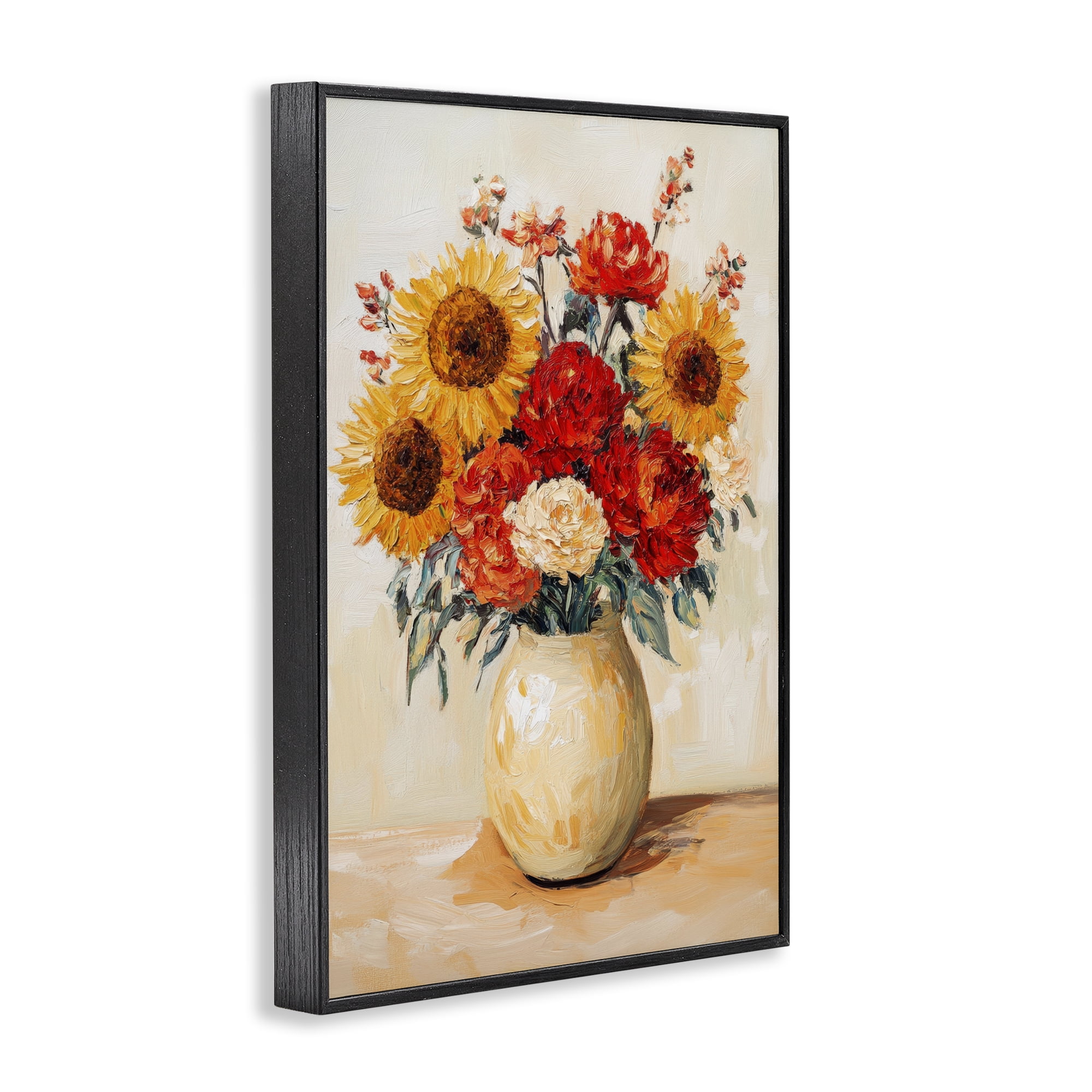 Charming Bouquet of Fall Black Framed Giclee Art, design by Petal Prints Design