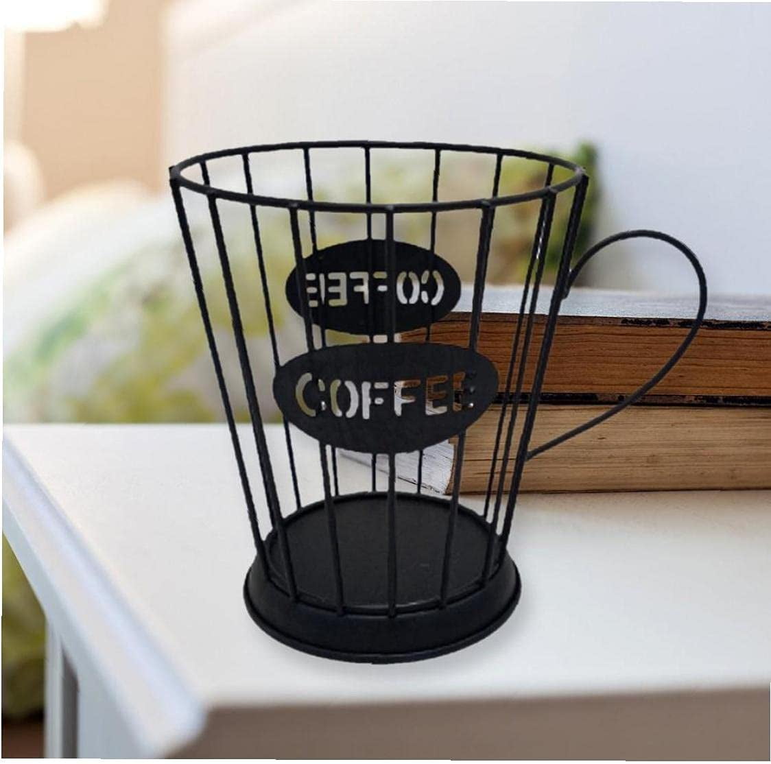 Coffee Pod Holder Basket,K Cup Holder for Counter, Metal Coffee Mug