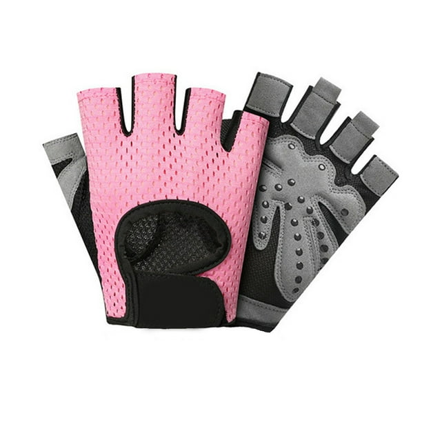 Breathable Workout Gloves, Weight Lifting Fingerless Gym Exercise Gloves  with , Women and Men 