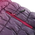 thumbnail image 2 of Krumba Girl's Zip Off Gradient Water Resistant Puffer Jacket Purple 140, 2 of 10