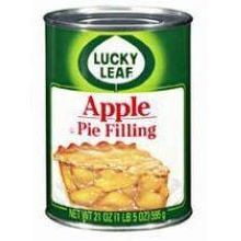 6 PACKS : Knouse Foods Lucky Leaf Deluxe Apple Pie Filling, 112 Ounce by