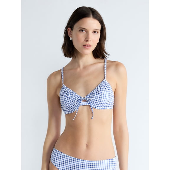 Free Assembly Women's and Women's Plus Cinched Underwire Bikini Top, Sizes XS-3X