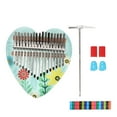 thumbnail image 1 of TEHAUX 1 Ensemble d'Instruments de Piano Portable en Pouce Multi avec Son Éthéré pour Voyage, 1 of 5