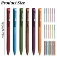 thumbnail image 3 of Denhf 6Pcs Gel Pens, 0.5mm Fine Point Retractable Colored Ink Pens, Quick Dry Smooth Writing Pens for Journaling and Note Taking, Aesthetic Pens, Office Supplies, 6 Colors, 3 of 9