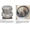 thumbnail image 5 of RTC Aluminum Axial Down-Blast Roof Ventilation Centrifugal Fan Direct Drive Exhaust Fan 110V, 5 of 6