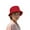 Red, variant on Toptie Classic Kids Cotton Bucket Hat Summer Outdoor UV Sun Protection Hat for Boys Girls-Yellow