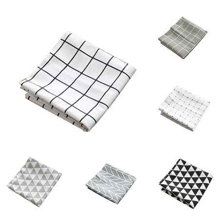 

GXSR 40x60cm Tablecloth Cotton Linen Dining Table Cloth Cover Party Home Decor
