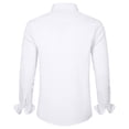 thumbnail image 2 of Camisa J.VER para Hombre Manga Larga Elástica Blanca Sin Arrugas Talla L, 2 of 5