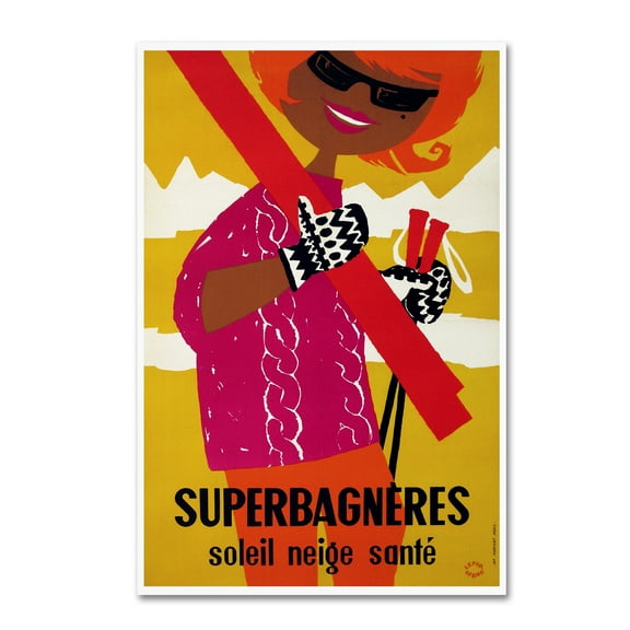 Trademark Fine Art 'Travel 46' Canvas Art by Vintage Lavoie