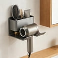 thumbnail image 6 of Ycandiee Hair Dryer Holder with Tool Organizer, Blow Dryer Holder, Hair Dryer Hanger Adhesive for Bathroom, Vanity, Bedroom, 6 of 6