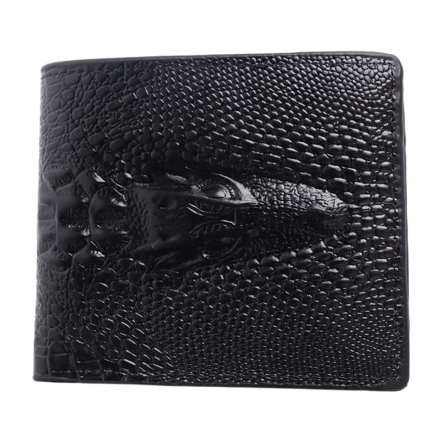 Cartera minimalista de cuero de PU de gran capacidad, billetera con tarjetero de bolsillo plegable ultrafina para hombres Sailing