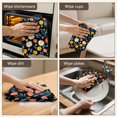 thumbnail image 6 of 2 Pcs Pioneer Flower Floral Print Pattern Kitchen Towels, Funny Microfiber Dish Towel Set, 18" X 26" Tea Towels, 6 of 6