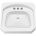 thumbnail image 2 of Proflo PF5514WH 20-5/8" Rectangular Vitreous China Wall Mounted Bathroom Sink - White, 2 of 3