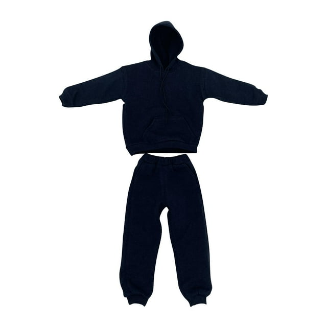 2x 1:6 Scale Mans Sweatshirt & Pants Outfit for DML PH 12inch Action Figures Navy