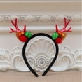 thumbnail image 1 of Diademas para mujer, diadema cuadrada con diseño de ciervos navideños, flores de nieve, accesorios para niñas, diadema para el cabello, accesorios de fotografía, diadema divertida., 1 of 5