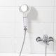 thumbnail image 5 of Cabezal de ducha tipo lluvia, baño de mano, doble cara, 360 grados, rociador de ducha presurizado giratorio, filtro de algodón seitruly HA001474-03, 5 of 6