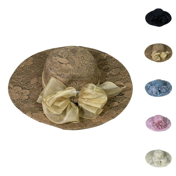 Women's Stylish UV Protection Sun Hat â Packable Wide Brim Straw Beach Hat, for Outdoor Adventures, Vacation & Hiking, Comfortable & Lightweight Design for Maximum Sun Coverage