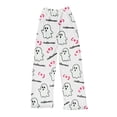 thumbnail image 4 of Trgacdwlo Halloween Fleece Pajama Pants Women Funny Pumpkin Flannel Pj Bottoms Women Fall Winter Thermal Lounge Pants for Women, 4 of 4