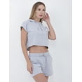 thumbnail image 3 of Conjunto Sudadera Sin Mangas y Short K-Swiss Yogi Color Gris, 3 of 4