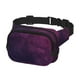 thumbnail image 2 of Fotbe Black Dark Blue Purple Cangurera Cuadrada con Estampado de Doble Capa, Bolsa de Cintura Ajustable Mini para Hombres y Mujeres, 2 of 9