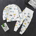 thumbnail image 1 of Conjunto de ropa interior para niños Ropa de otoño de algodón para bebés Pantalones de otoño para niños y niñas Pijamas de primavera y otoño Pantalones de protección abdominal de cintura alta Ropa de, 1 of 6