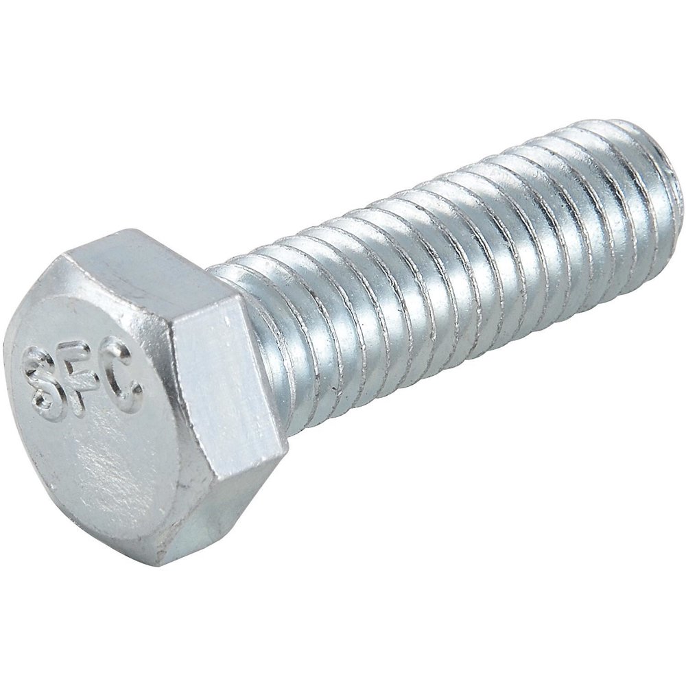 Hex Head Cap Screw, ElectroGalvanized Zinc, 3/816" x 11/4", Lot of