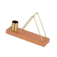 thumbnail image 3 of Servilletero triangular de madera para papel de seda, ideal para cocinas de estilo rústico. 20x55x13cm, 3 of 9