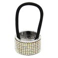 thumbnail image 1 of Attache Cheveux pour Femmes Rétro Anneau en Strass Porte-Queue Élastique, 1 of 7
