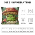 thumbnail image 5 of SHANXI Adorable Cartoon Mushroom Pillowcase - Perfect Decorative Accent for Bedroom 12x12in, 5 of 5