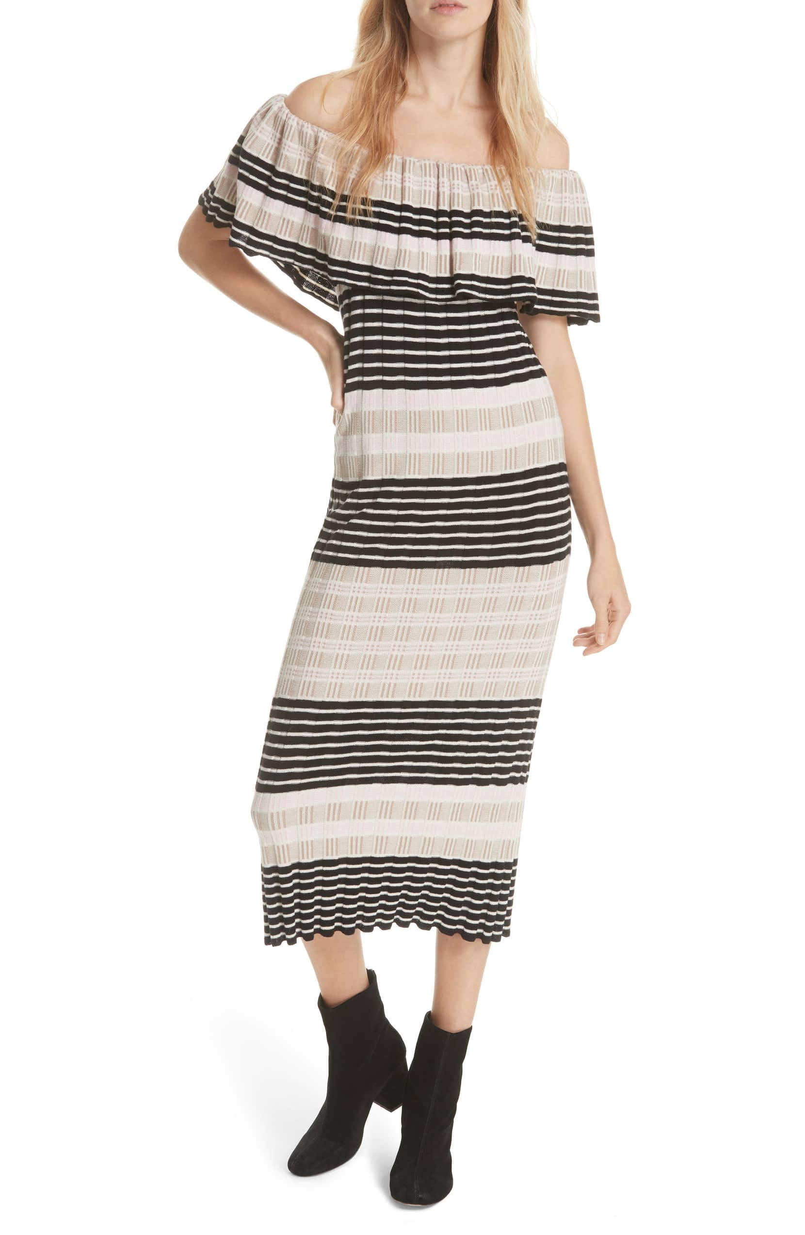 Free People Dresses Women's Large Off Duty Knit Maxi Dress L