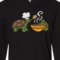 thumbnail image 4 of Inktastic Cute Turtle Chefs Making Soup Long Sleeve T-Shirt, 4 of 5