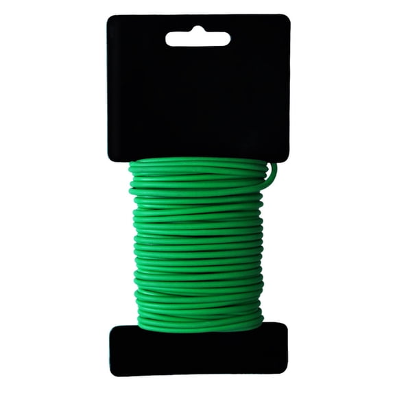 Moonsky 33FT Soft TPR Coated Garden Wire for Climbing Plants Flexible Green Plant Binding Tie for Yard Orchard Father's Day Gift for Gardeners Green