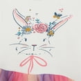 thumbnail image 7 of WIBACKER 2-7T Toddler and Little Girls Cotton Tulle Skirt Dress Rabbit Summer Princess Dresses Easter, 7 of 7
