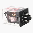 thumbnail image 4 of 6X MK2P-I Clear Shell DPDT AC220V Coil Power Relay Socket Base, 4 of 5