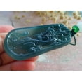 thumbnail image 4 of Icy Green Natural A Jade jadeite Pendant Dragon Necklace 677031 TN, 4 of 10