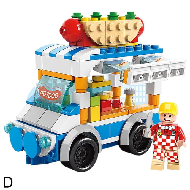 Street View Snack Street Music Compatible Small Particle High Building Blocks Boxed Children'S Educational Aerospace Assembly Toys For Boys And Girls