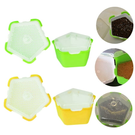 

WANYNG Vassoio Per Piantine Growing Planter Sprout Sprout Germinati Permanent Hydroponics Box Tray Patio Lawn & Garden