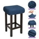 thumbnail image 3 of 2pcs Fundas para Taburetes Rectangulares, Fundas para Taburetes de Bar, Funda para Asiento de Silla de Banco de Madera Azul Marino, 3 of 6