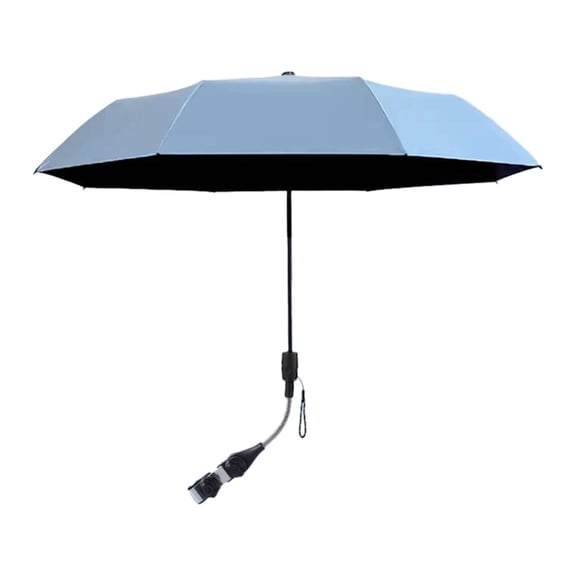 Sombrilla para cochecito de bebé CUTICAT protección solar azul con dispositivo de fijación ajustable