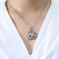 thumbnail image 4 of Collar de panda, collar de madre e hija, collar con colgante de corazón de amor, 4 of 4